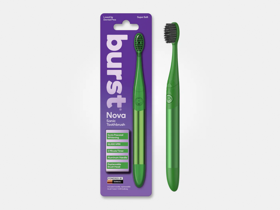 BURST Nova Sonic Toothbrush - Daily Use Green