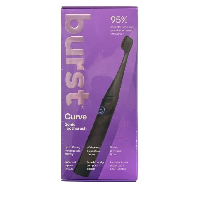 BURST CURVE SONIC TOOTHBRUSH BLACK