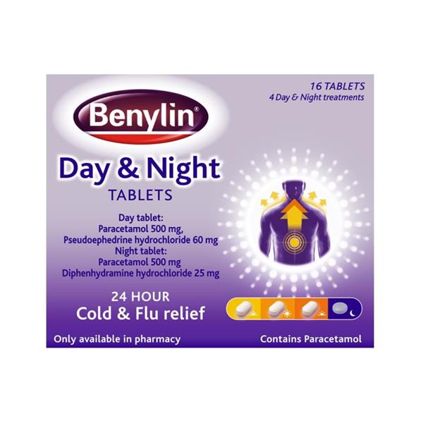 Benylin  Day  & Night  Tablets  16PK