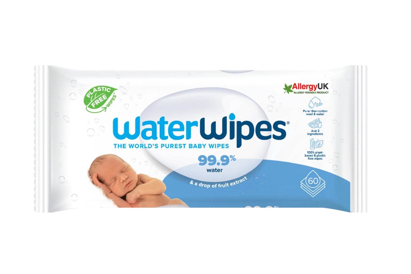 WaterWipes Original Baby Wipes Box (12 packs in a box)