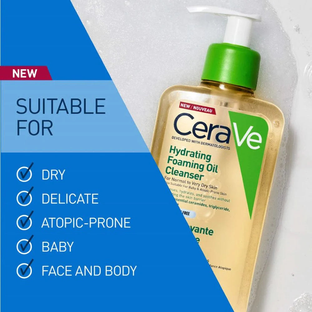 Cerave Hyrating Foaming Oil Cleanser 236ML