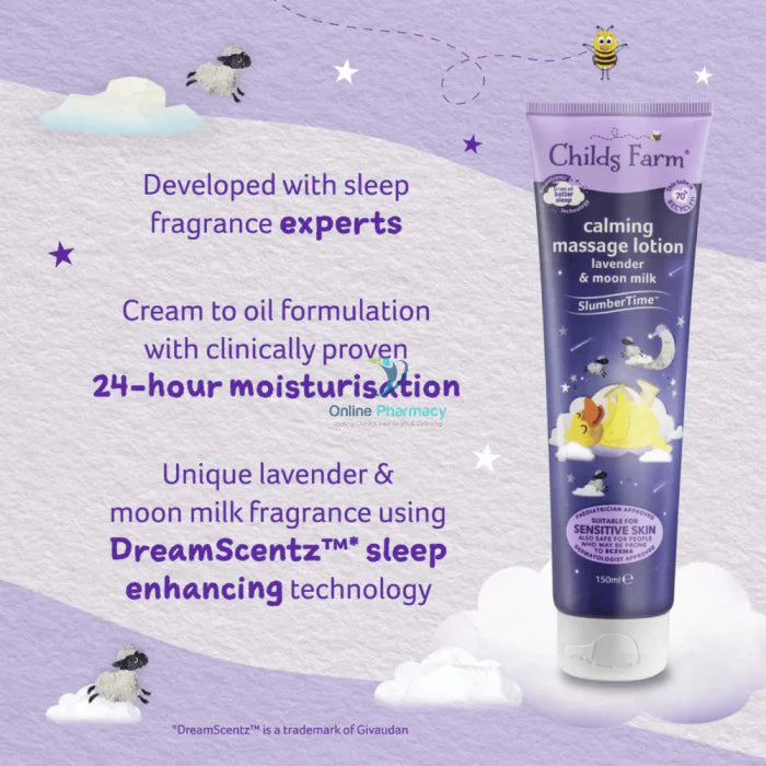 Childs Farm Calming Massage Lotion Lavender and Moon milk 150ml