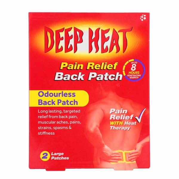 Deep Heat Pain Relief Back  Patch  2PK