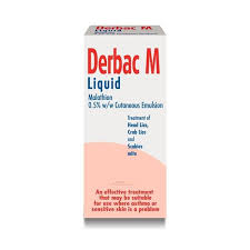 Derbac M Malathion Liquid For Lice and Scabies 150ml