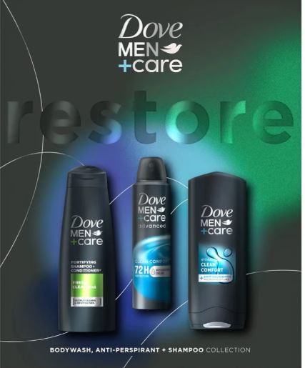 Dove Men + Care Restore Trio Set