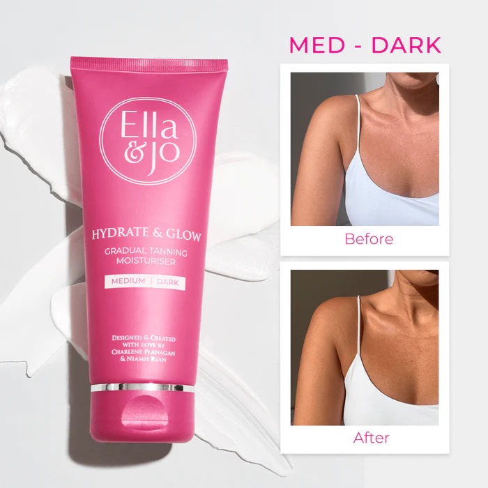 Ella & Jo Gradual Tan Moisturiser Medium/Dark 200ML