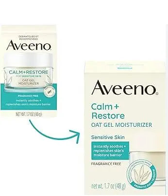 AVEENO CALM + RESTORE OAT GEL MOISTURISER 50ML