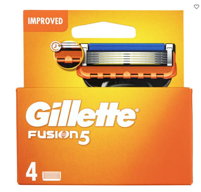 Gillette Fusion Razor Blades 4 PK