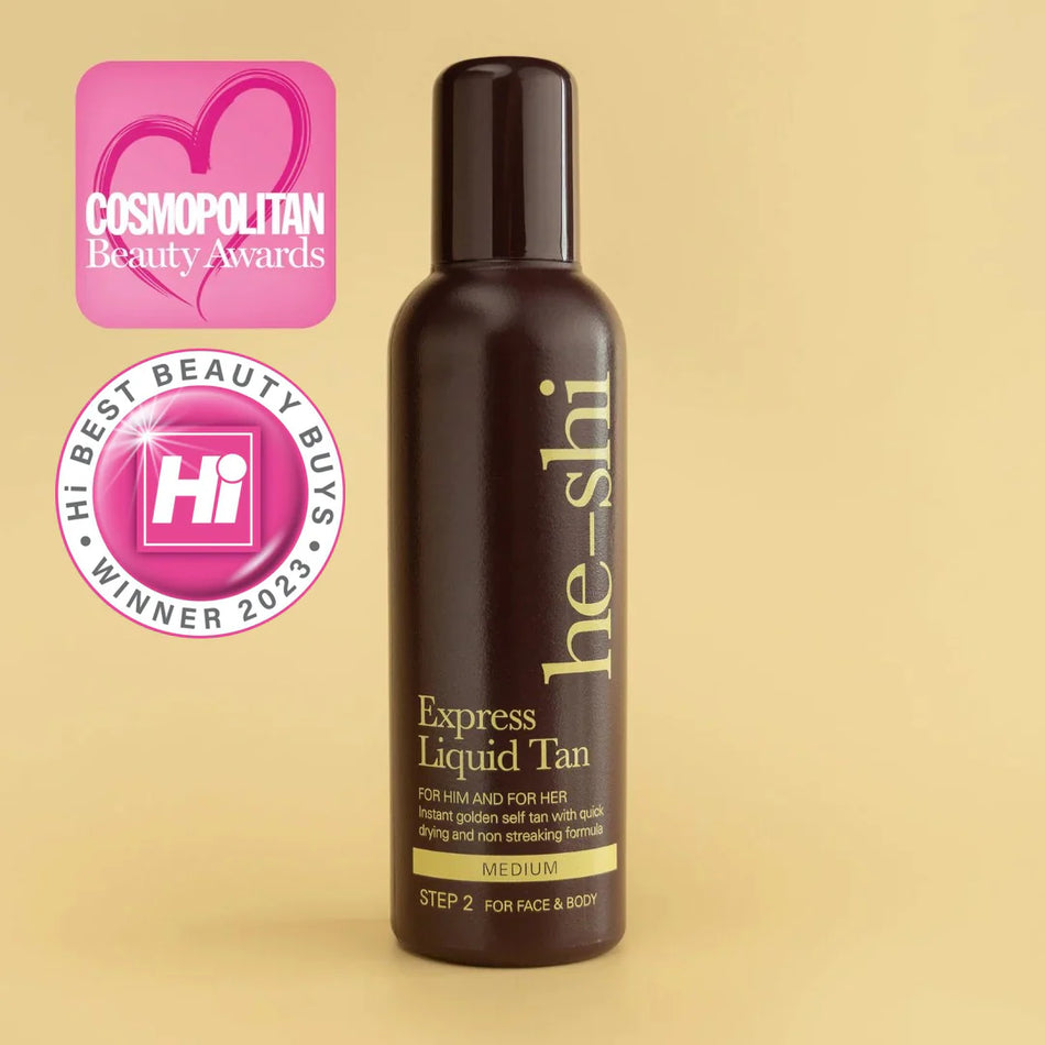 He-Shi express Liquid Tan 150ml Medium