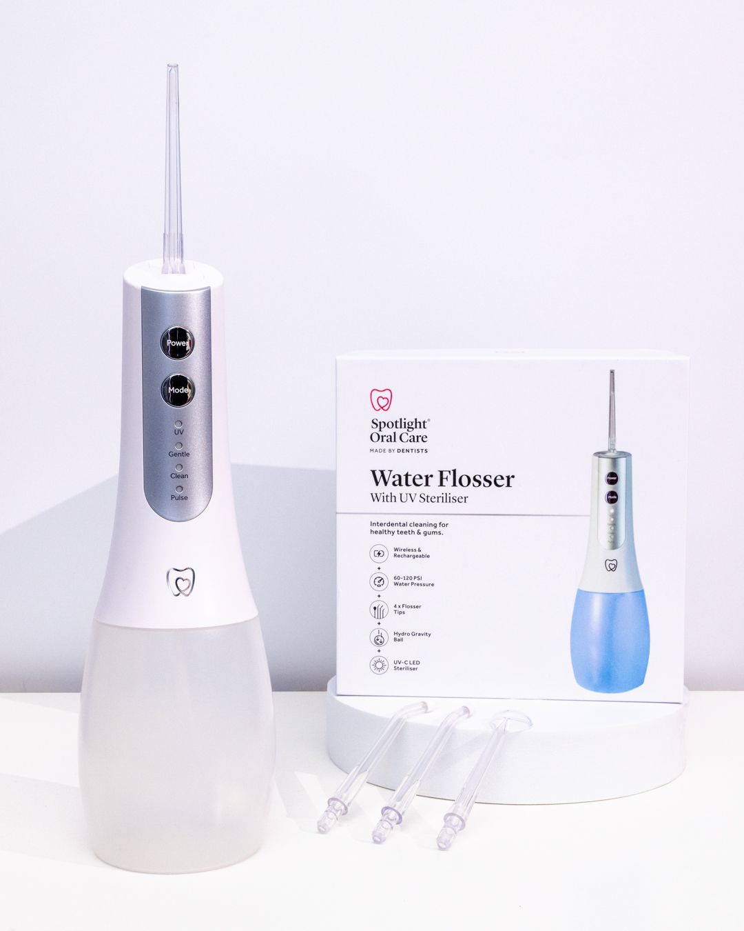 Spotlight Oral Care White Water Flosser