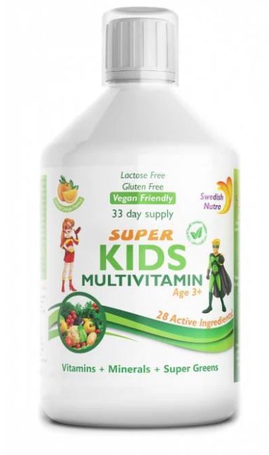 Swedish Nutra Super Kids MultiVitamin 500ml