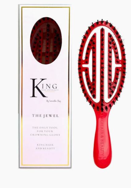 King Hair The Jewel Brush Pink