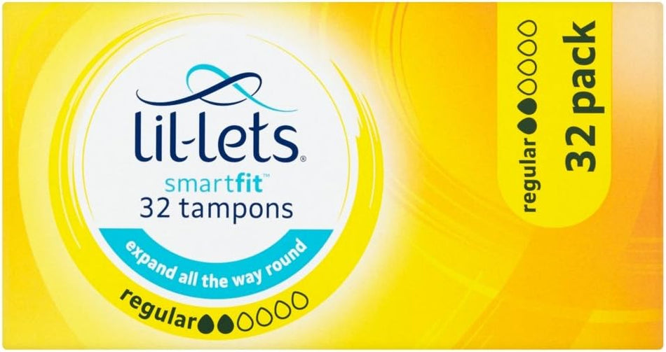 Lil-Lets Smartfit 32 Non-Applicator Tampons Regular