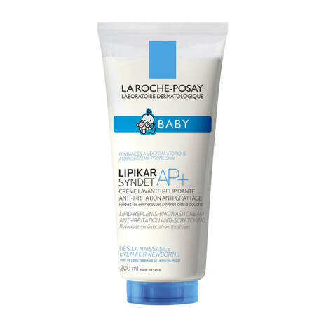 La Roche-Posay Lipikar Syndet Baby Body and Hair Wash 200ml