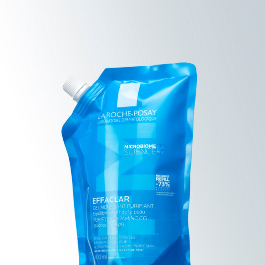 LRP EFFACLAR PURIFYING CLEANSING GEL REFILL POUCH 400ML