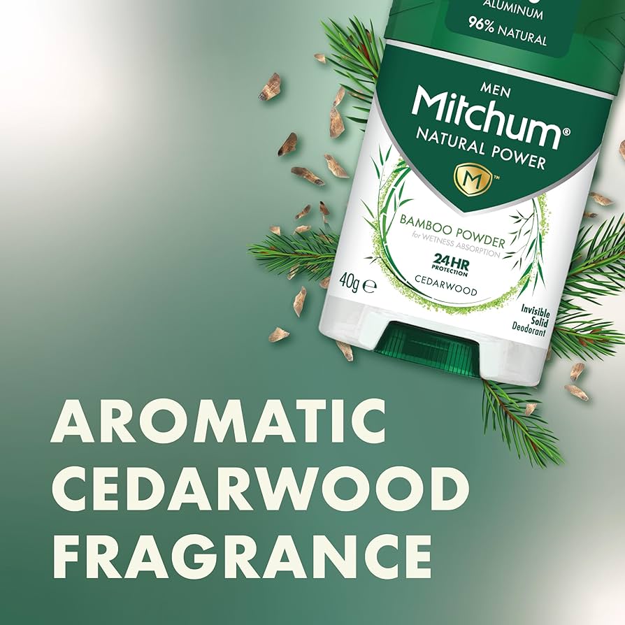 Mitchum Male Stick Natural Cederwood 40G