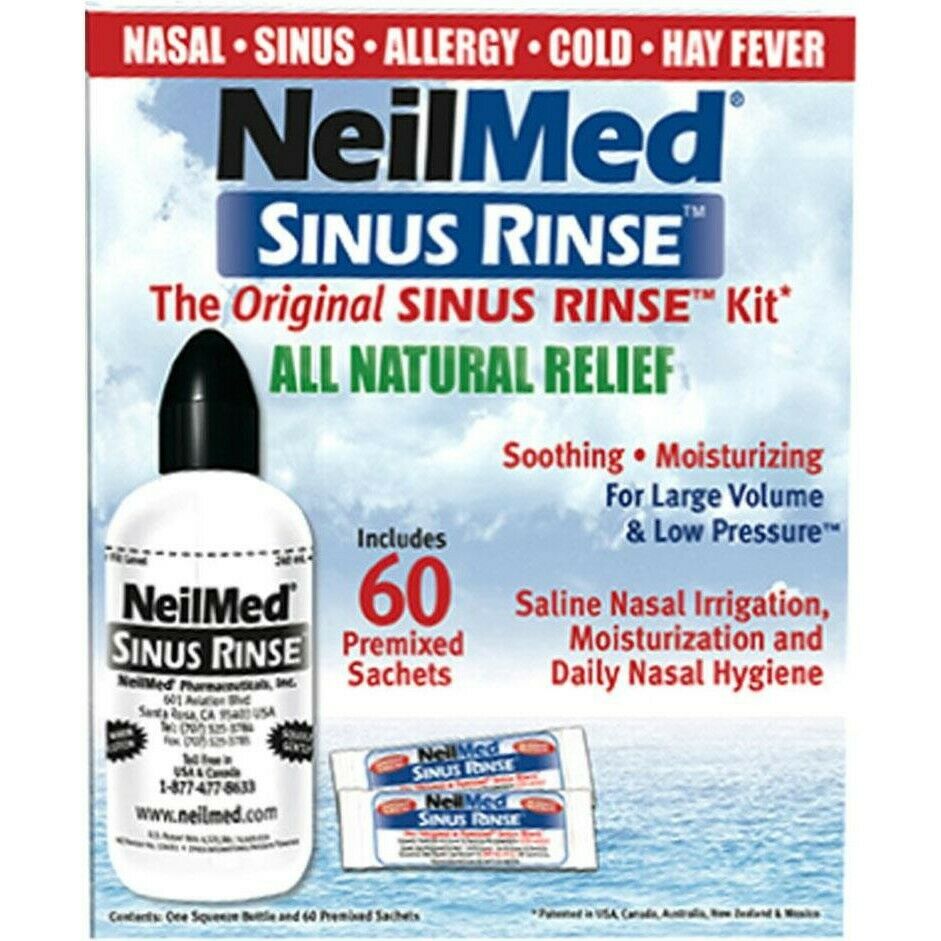 NEILMED ORIGINAL SINUS RINSE KIT 240ML + 60 SACHETS