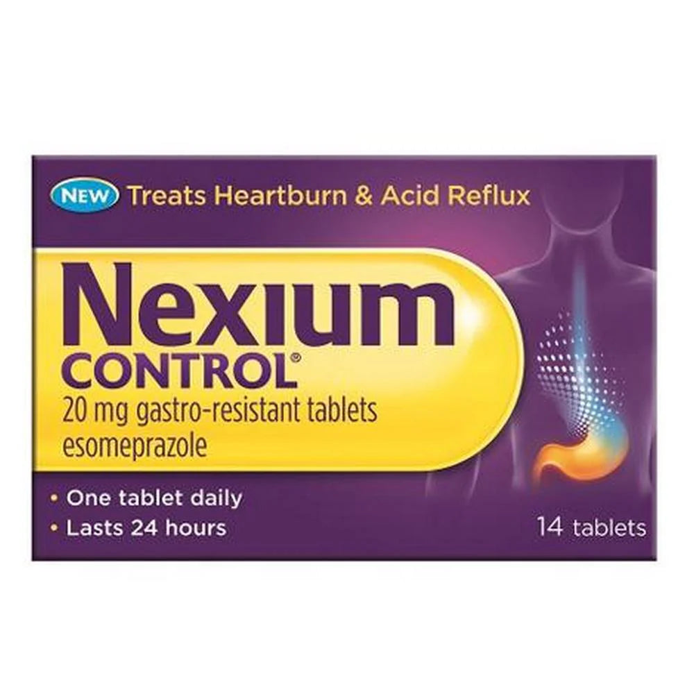 Nexium Control 20mg Gastro Resistant Tablets