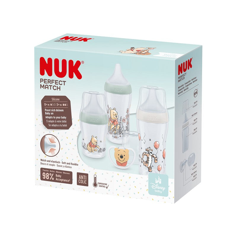 NUK Perfect Match Disney Winnie the Pooh Bottle Set