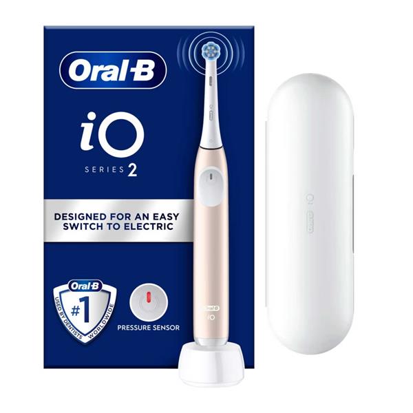 Oral   B i02 Series 2 Pink Electric Toothbrush -