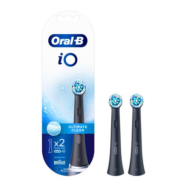 Oral B iO Ultimate Clean Refill Heads 2 Pack -Black