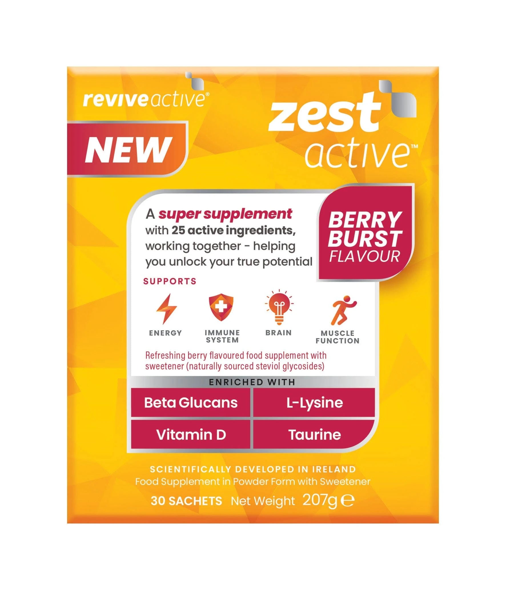 Revive Active Zest Berry Burst 30pk