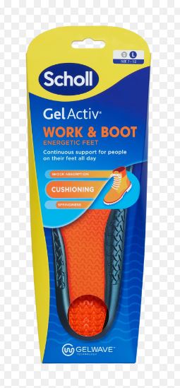 Scholl Insole Work & Boot Large