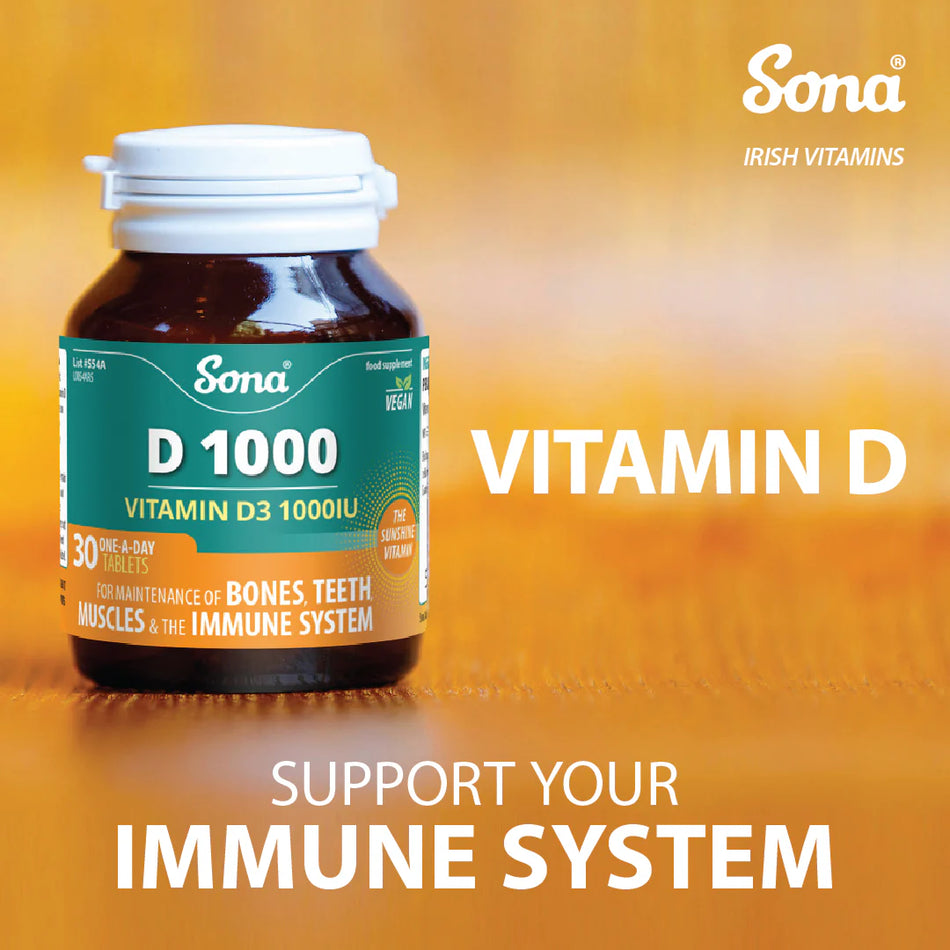 Sona D 1000 - Vitamin D 1000 IU 60pk