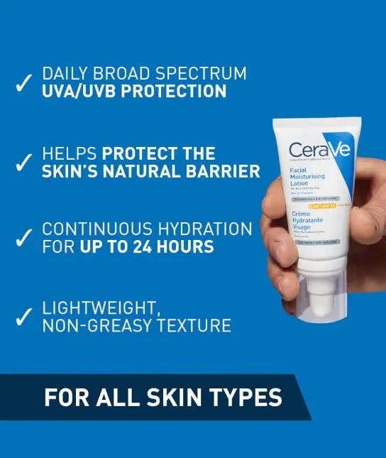 CERAVE AM Facial Moisturising Lotion SPF30