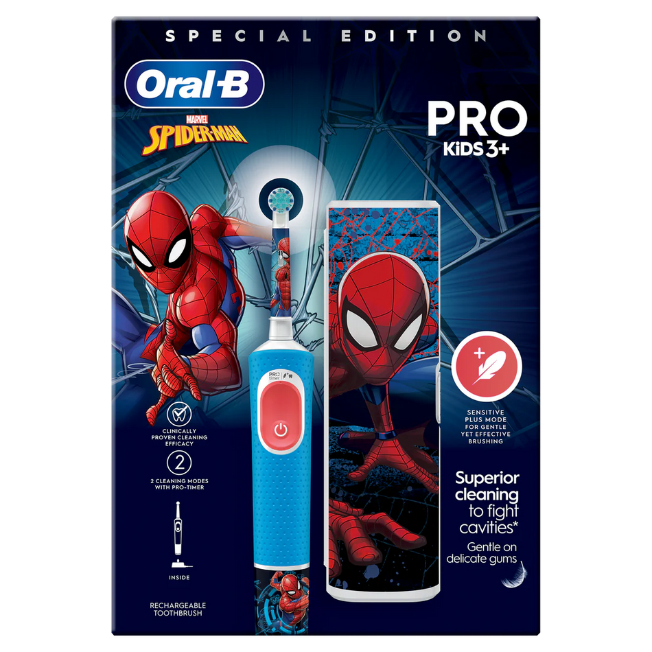 Oral B Kids Vitality Pro Spiderman Gift Set