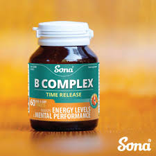 Sona B Complex - Vitamin B Time Release 60 One A Day Tablets