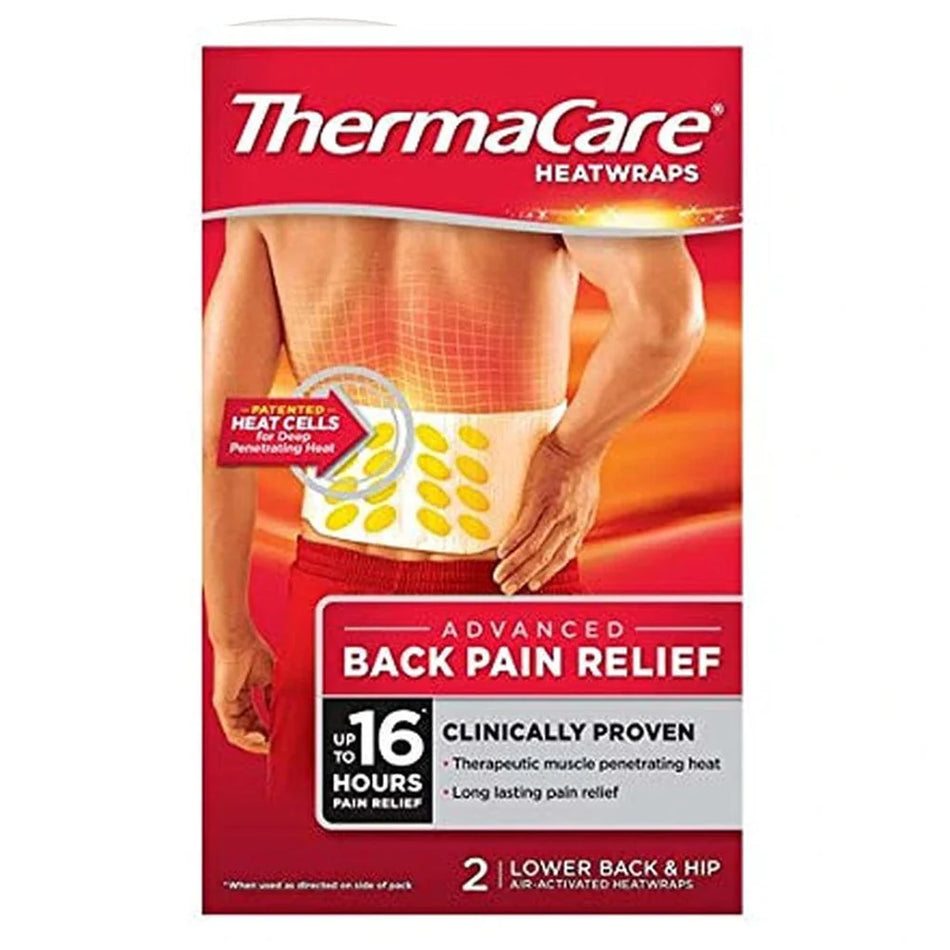 Thermacare Heat Patches Lower Back & Hip 2 PK