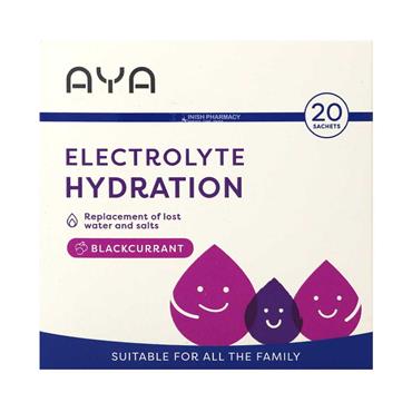 AYA Hydration Blackcurrant Flavour 20 Sachets