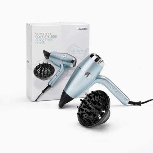 BaByliss Hydro Fusion Anti Frizz Hair Dryer with Diffuser