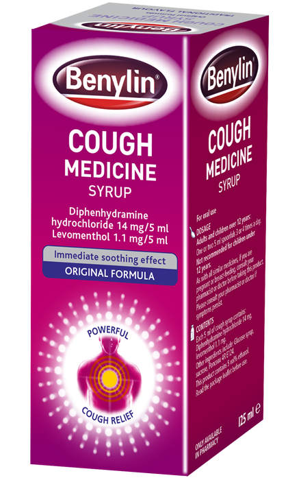 Benylin Cough Medicine Original 125ml