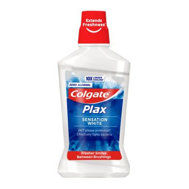 COLGATE M/R PLAX WHITE 500MLX12