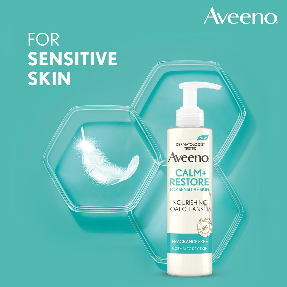 AVEENO CALM + RESTORE CLEANSER 200ML