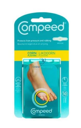 COMPEED CORN PLASTER MEDIUM 10PK