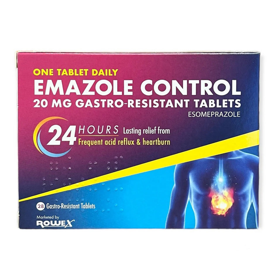 Emazole Control Esomeprazole Tablets 28 Pack