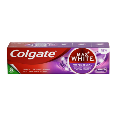 COLGATE T/P MAX WHITE PURPLE 75MLX12