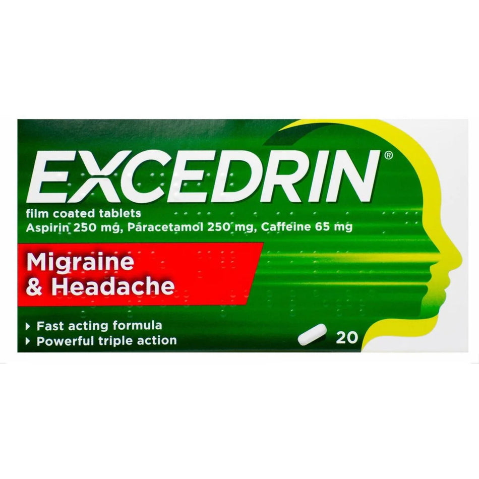 Excedrin Tablets 20ok