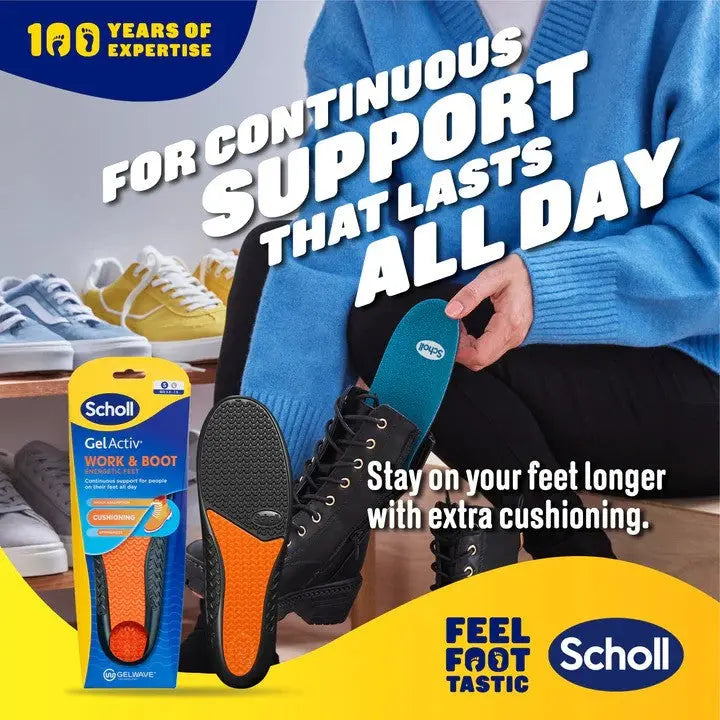 Scholl GelActiv Work & Boot Insoles scholl