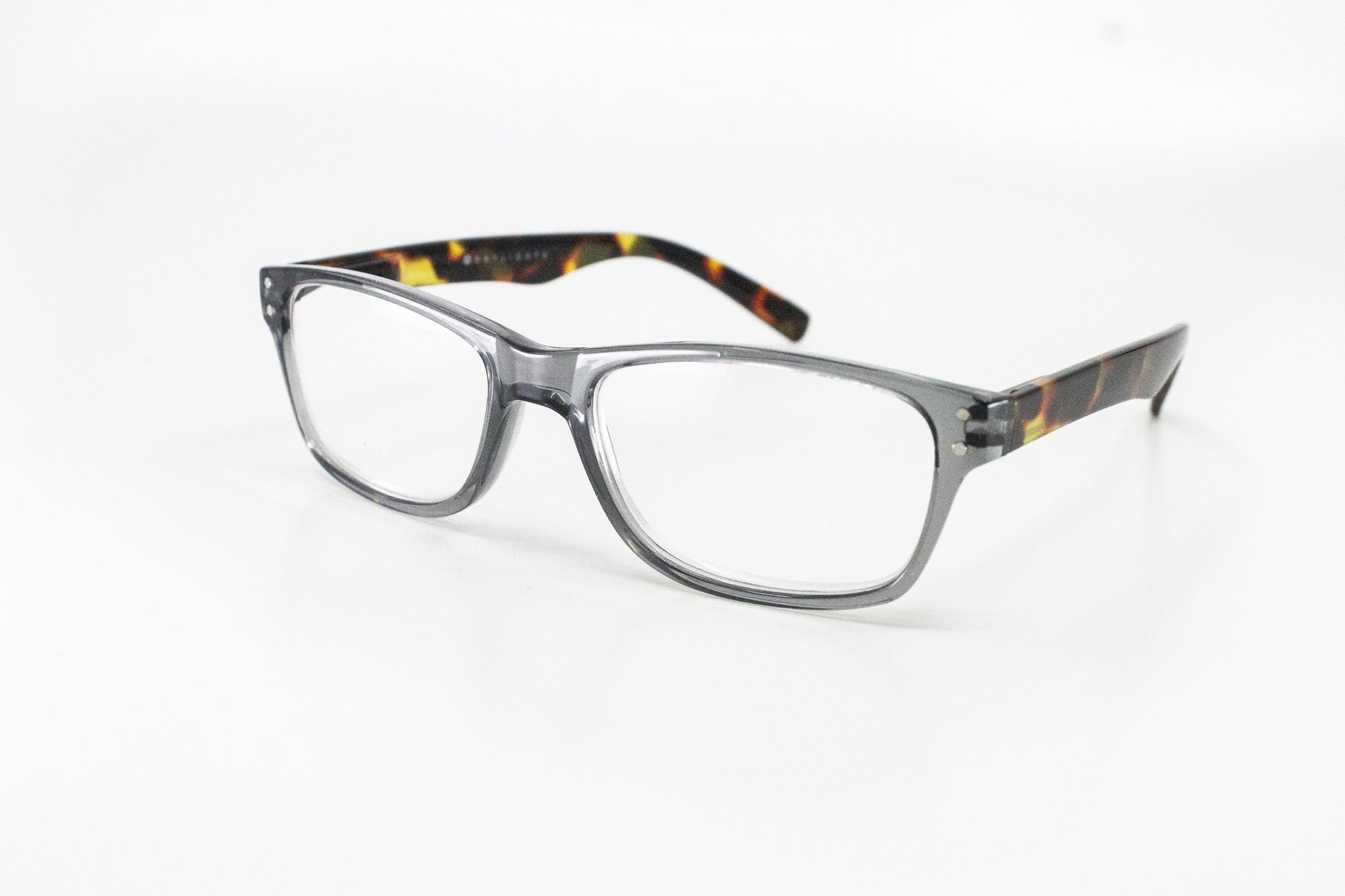 Reading Glasses DAYLIGHTS GREY PLASTIC FRAMES +2.00