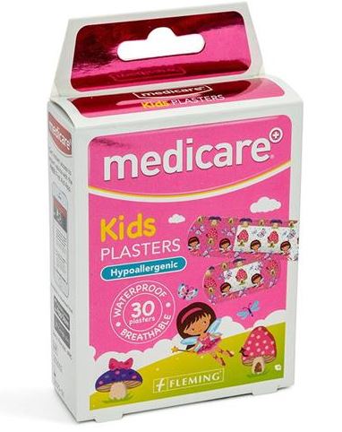 Medicare Kids Plasters Waterproof 30pk