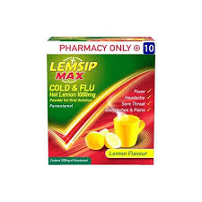 Lemsip Max  Cold  & Flu  Hot Lemon  10PK