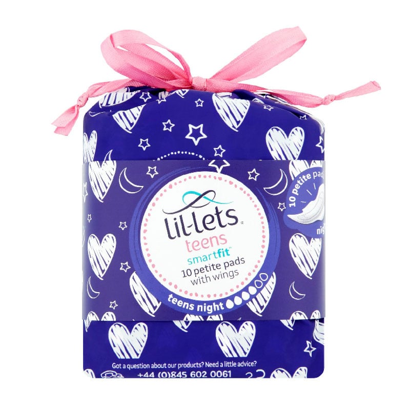 Lil-Lets Teens sanitary towels petite – Night – 10 pack