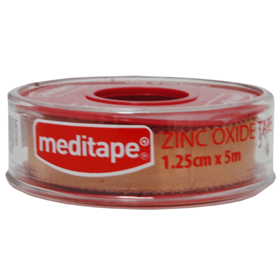 MEDITAPE ZINC OXIDE TAPE 1.25 X 5M