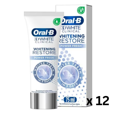 ORAL B 3D WHITE CLINICAL POWER FRESH TOO