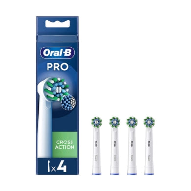 ORAL B CROSS ACTION REFILL HEADS 4PK X6