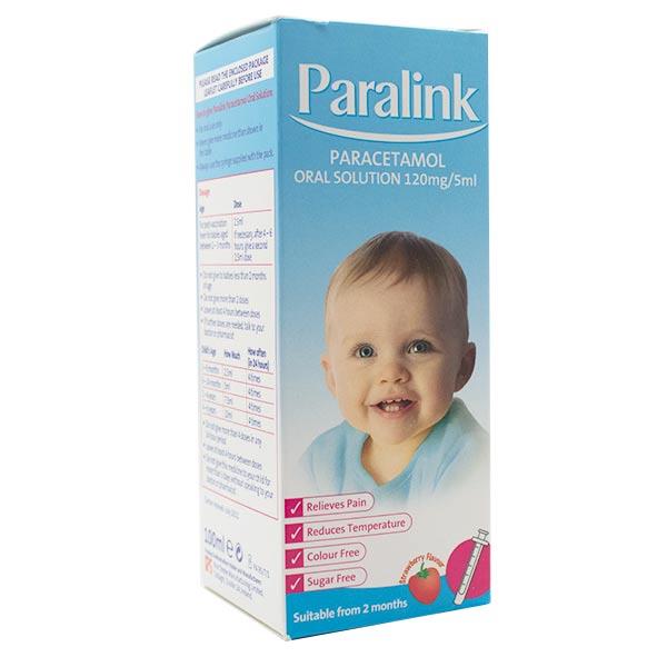 PARALINK PARACETAMOL ORAL SOLUTION 100ML